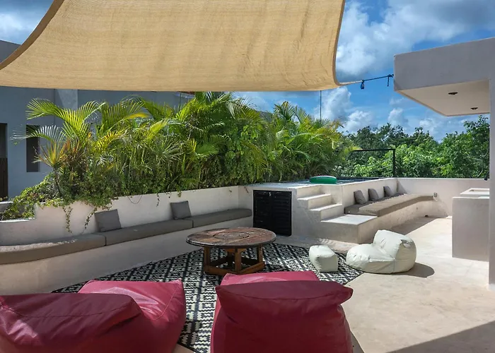 Maison Siscolino 4bdrm W/ Swimup & Rooftop Pools Villa Tulum